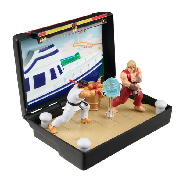 Konsolhjältar Mega Drive Street Fighter diorama