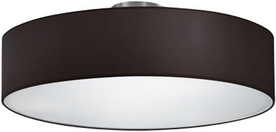 Trio Hotel -taklampe, E27, 50 cm, sort