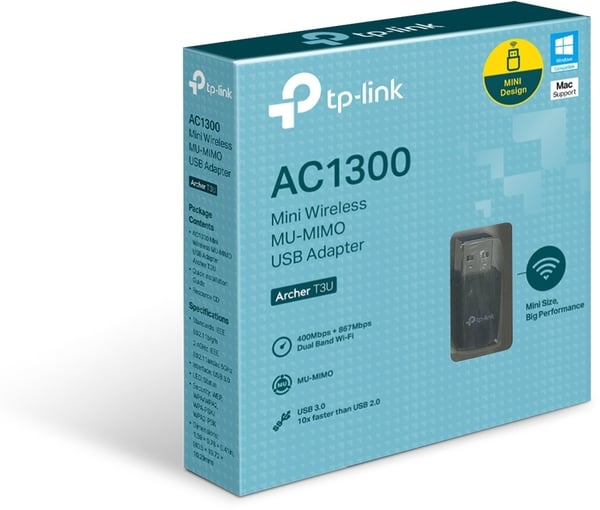 TP-LINK Archer T3U AC1300 Dual-band WiFi-adapter