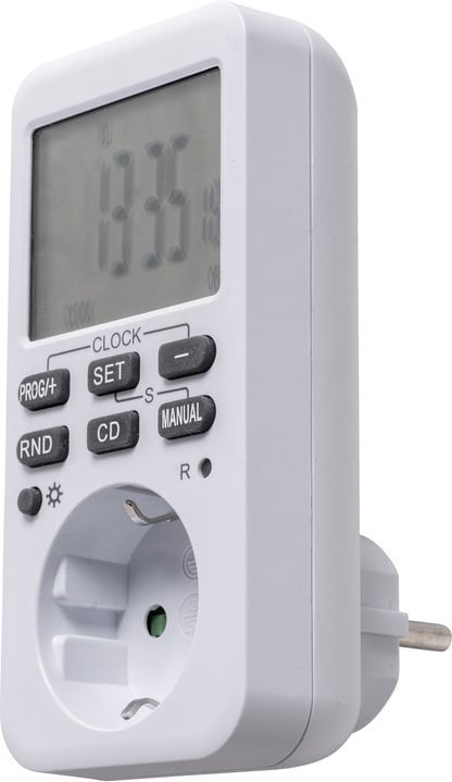 Airam 2623315 - digital timer døgn/uge, IP20