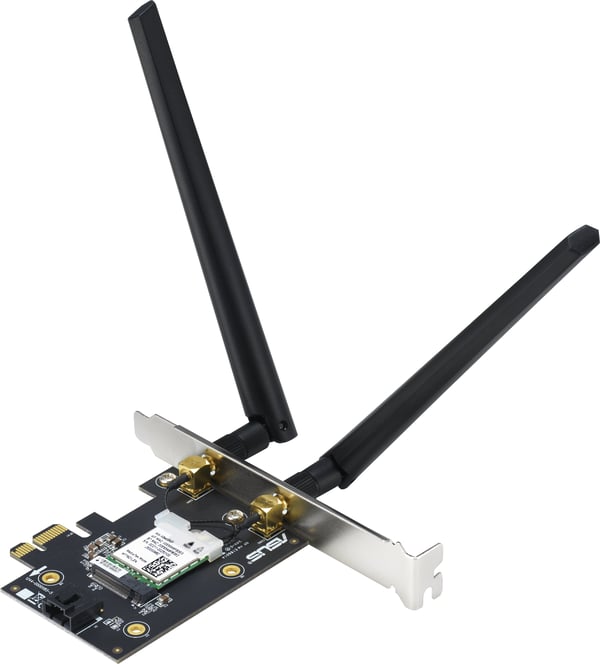 Asus PCE-AX1800 Dual-band PCI-E-WiFi 6-adapter och Bluetooth 5.2 -adapter