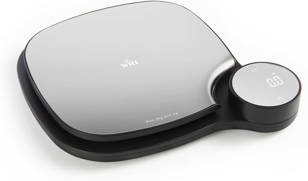 Witt Classic WCKS5BM -køkkenvægt, sort/stål