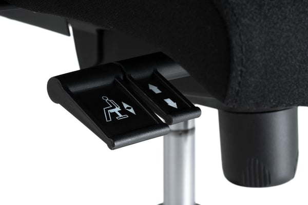 Toplux Comfo Two - arbetsstol, svart