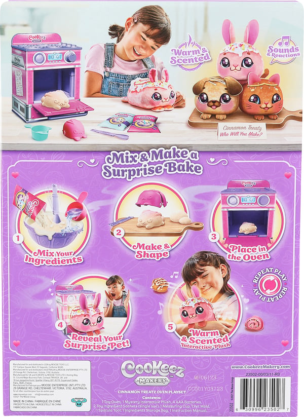 Cookeez Makery - pizzabageovn og mysterieplushie, kanel.