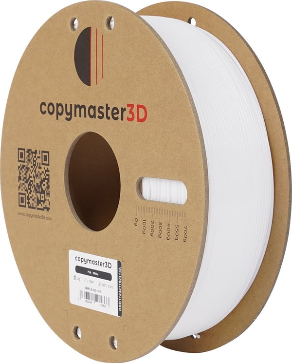 Copymaster3D PLA-filt til 3D-printere, 1,75 mm, hvid