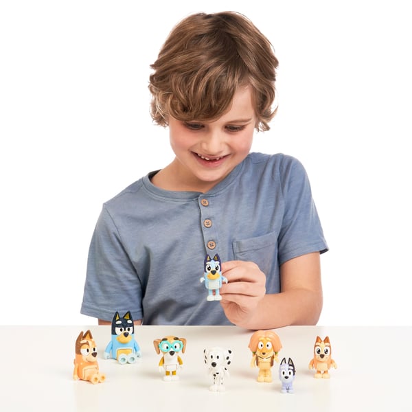 Bluey Figurer Multipack - figursats, 8 figurer