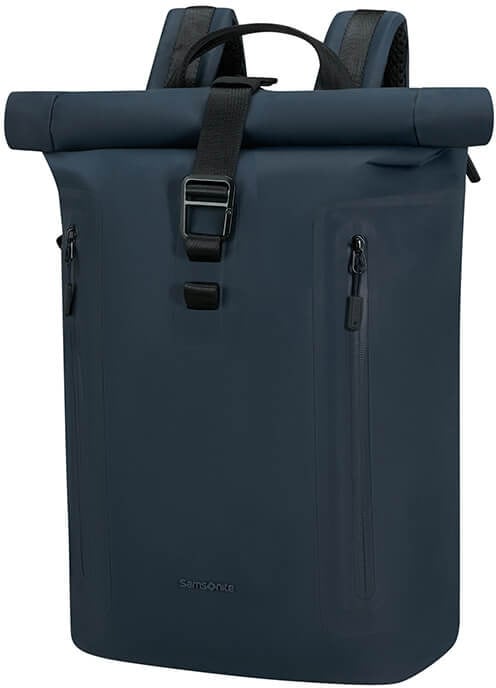 Samsonite Coatify Biz Rolltop 15,6"-rygsæk, blå