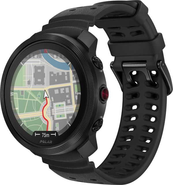 Polar Vantage M3 sportsur, sort, S-L