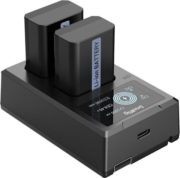 SmallRig 3818 NP-FW50 batteri- og opladningssæt