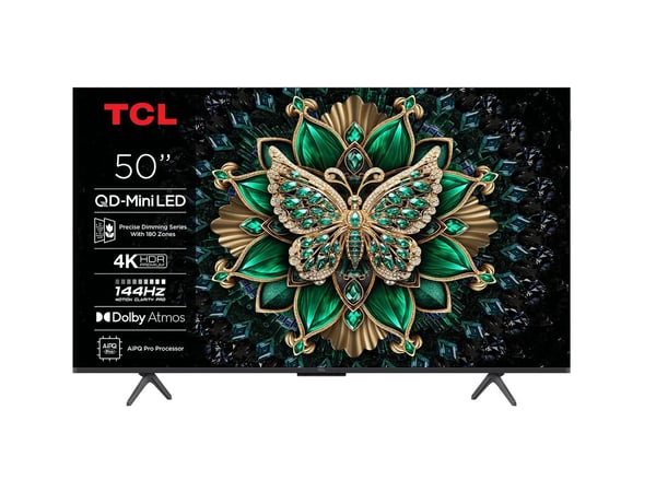 TCL 50" C6K – 4K QD Mini-LED Google TV