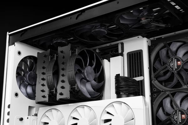 Noctua NF-A14x25r G2 PWM Sx2-PP chromax.black fläkt, 140 mm, 2 st