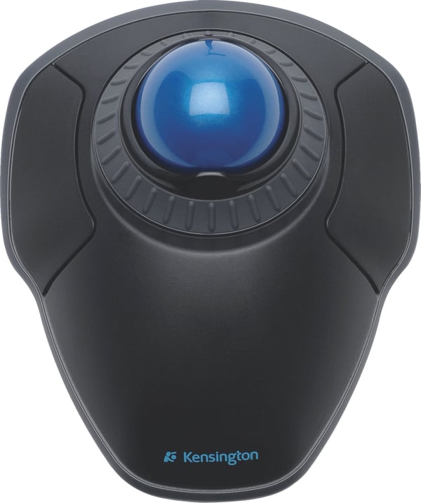 Kensington Orbit Trackball m/ scroll ring - trackball, svart