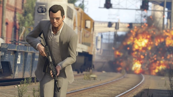 Grand Theft Auto V - Premium Online Edition-spel, PS4