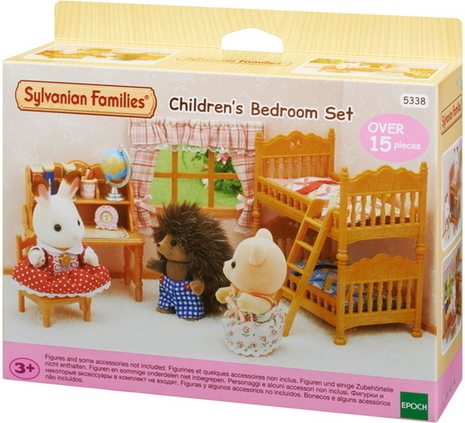 Sylvanian Families - Bondegårdsbørnenes soveværelse med køjeseng