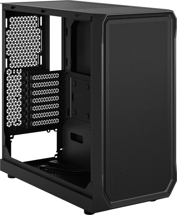 Fractal Design Focus 2 Svart Solid ATX-chassi, svart