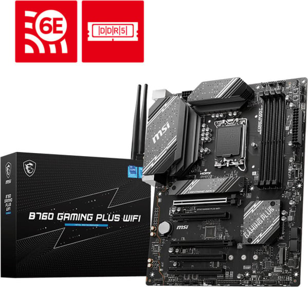MSI B760 GAMING PLUS WIFI ATX bundkort