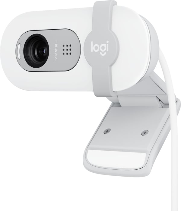 Logitech Brio 100 -webbkamera, vit