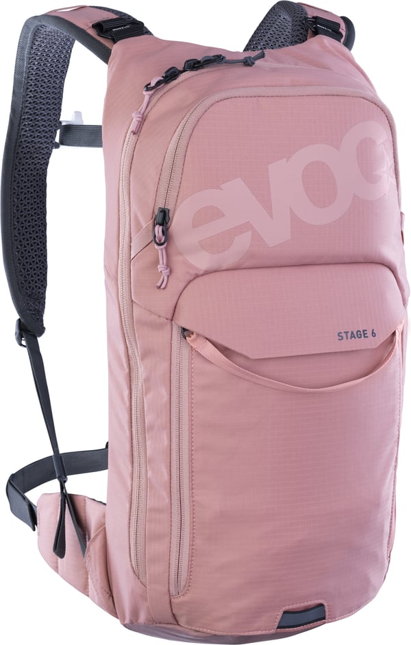 Evoc Stage 6 cykelrygsæk med 2 liters væskeblære, pink
