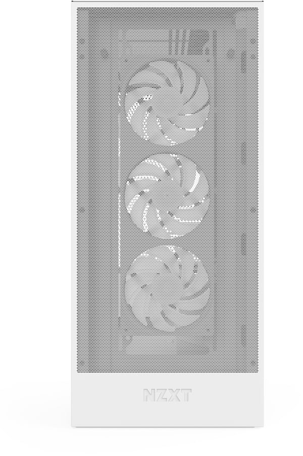 NZXT H7 Flow RGB (2024) ATX-chassis med vindue, hvid