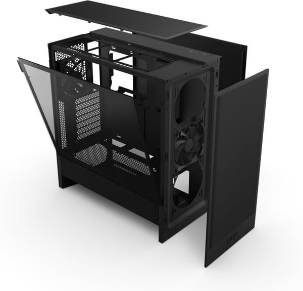 NZXT H5 Flow (2024) ATX-chassi med fönster, svart
