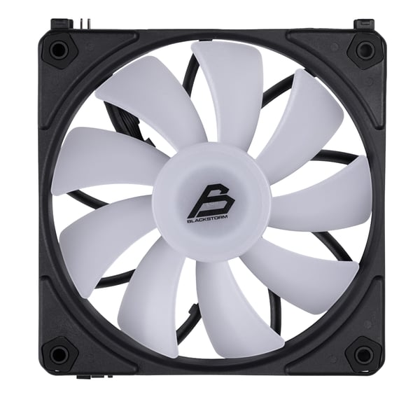 Blackstorm Luna UF120 ARGB PWM-fläkt, svart, 120 mm, 1 st