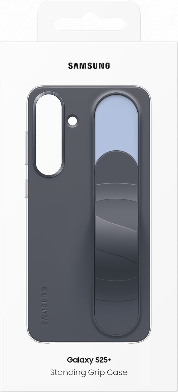 Samsung Galaxy S25+ Stativgreb beskyttelsesskal, sort / blå