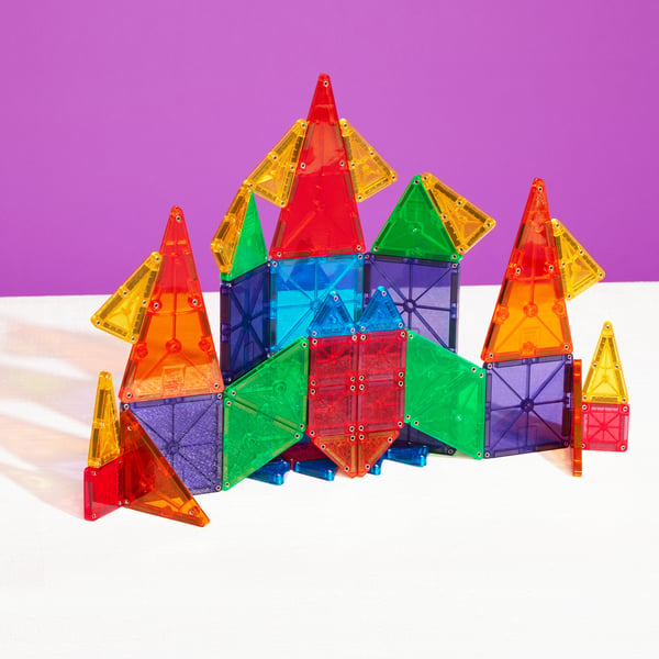 MAGNA-TILES & microMAGS Kombinations magnetbyggsats, 46 delar