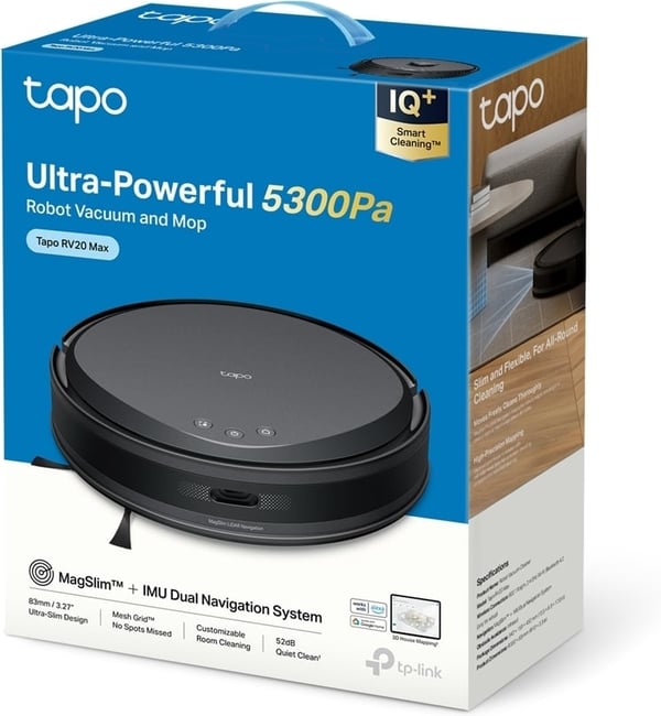 TP-Link Tapo RV20 Max robotdammsugare