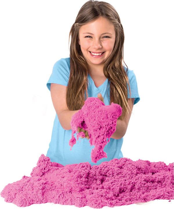 Kinetic Sand Färgpåse modellera sand, ljusrosa