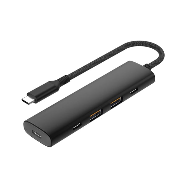 Fuj:tech Slim 5-portars USB-C-hubb, 100 W PD