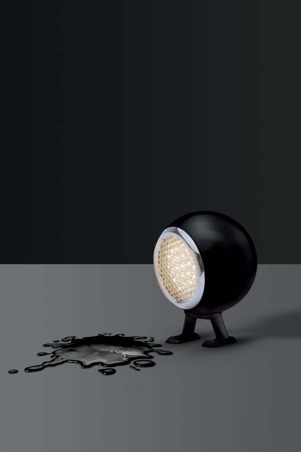 Mr. Wattson Norbitt uppladdningsbar LED-lampa, svart