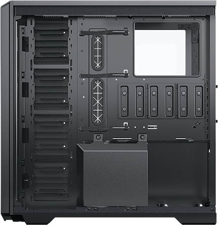 Phanteks Enthoo Pro 2 E-ATX-chassi med glaspanel, svart