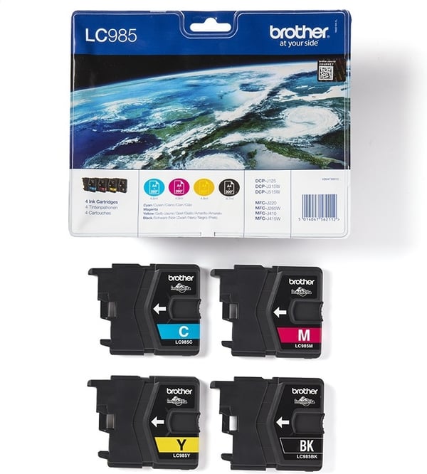 Brother LC-9805 - bläckpatronpaket, 4 färger