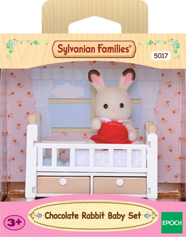 Sylvanian Families Chokoladekaninbaby-sæt (baby seng)