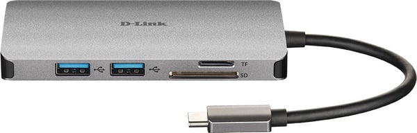 DLINK DUBM810 8i1 USBC 3.0hub HDMI/Gigabit ethernetadapter