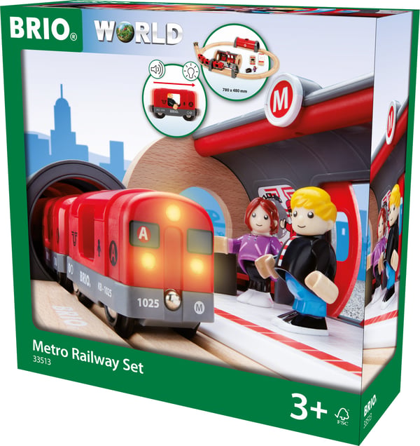 BRIO World 33513 - Metro -togset