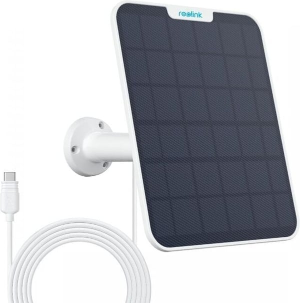 Reolink Solar 2 - solpanel til Reolink-kameraer, hvid