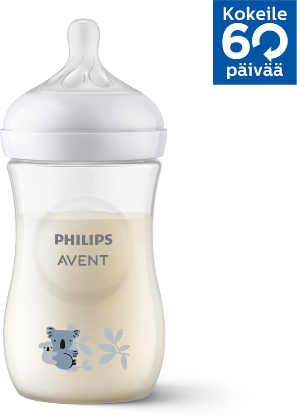 Philips Avent SCY903/67 Natural Response -nappflaska, 260 ml, koala