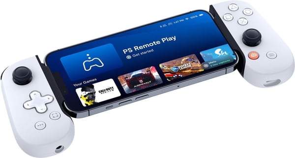 Backbone One til iPhone PlayStation Edition spilcontroller, hvid, PC / PlayStation / Xbox