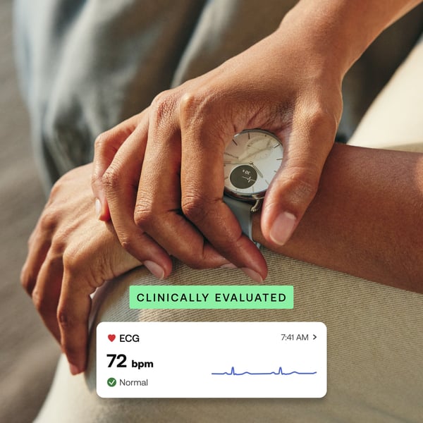 Withings Scanwatch 2 -smartwatch, 38 mm, svart