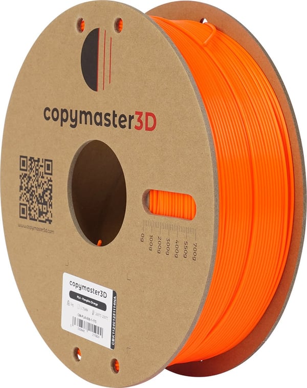 Copymaster3D PLA-filament til 3D-printere, 1,75 mm, orange