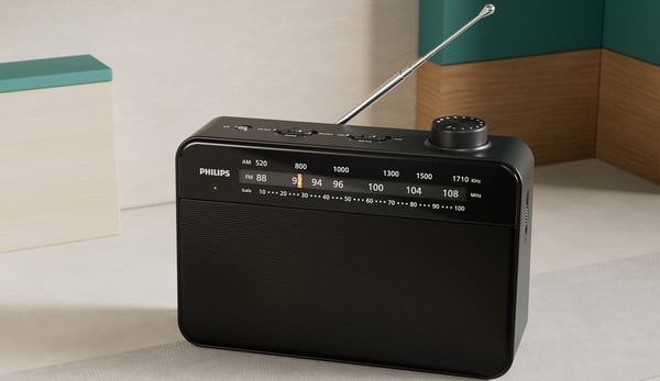 Philips TAR2509/10 bærbar FM/AM-radio