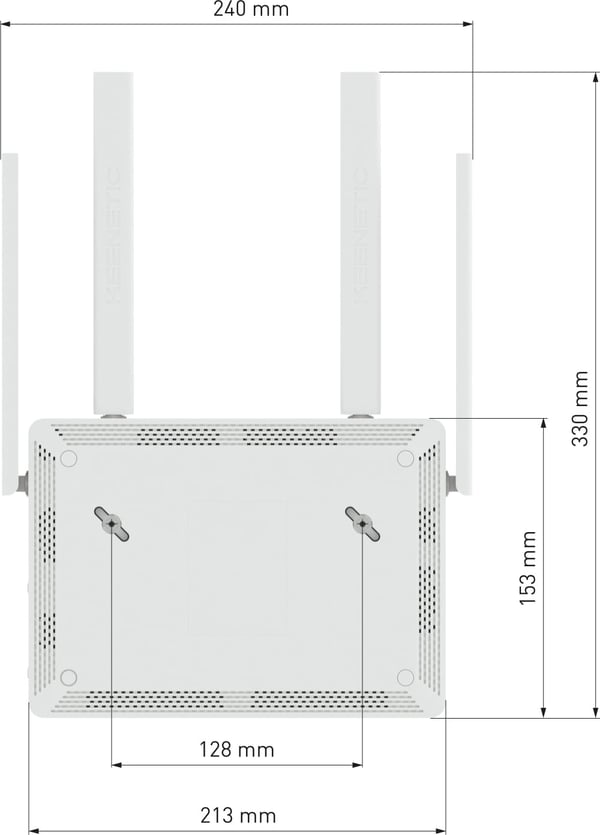 Keenetic Skipper DSL AC1200 Mesh WiFi-modemrouter