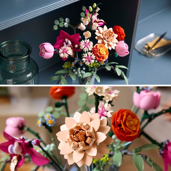 LEGO Botanicals 10342 – Smuk lyserød blomsterbuket