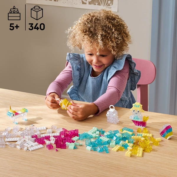 LEGO Classic 11040 – Magisk æske med gennemsigtige klodser