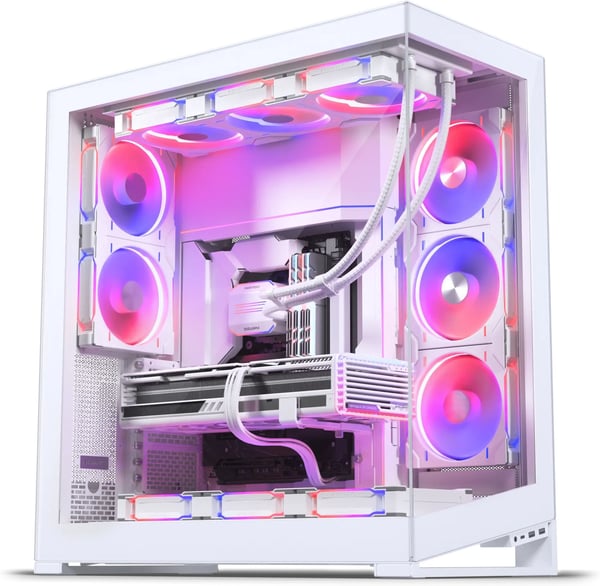 Phanteks NV9 MKII ATX-chassi, vitt