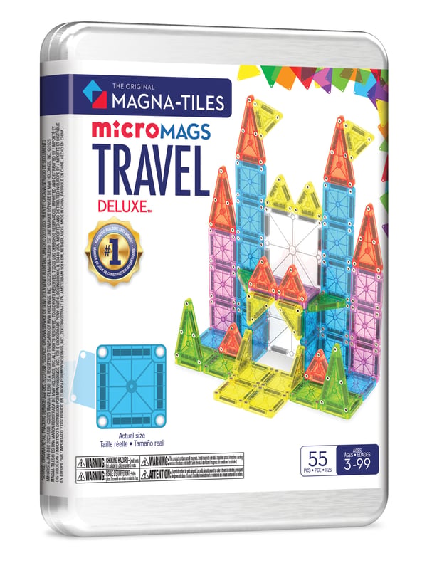 MAGNA-TILES® microMAGS Deluxe Reseset, 55 delar