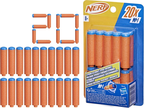 NERF N-serien påfyllningspilar, 20 st