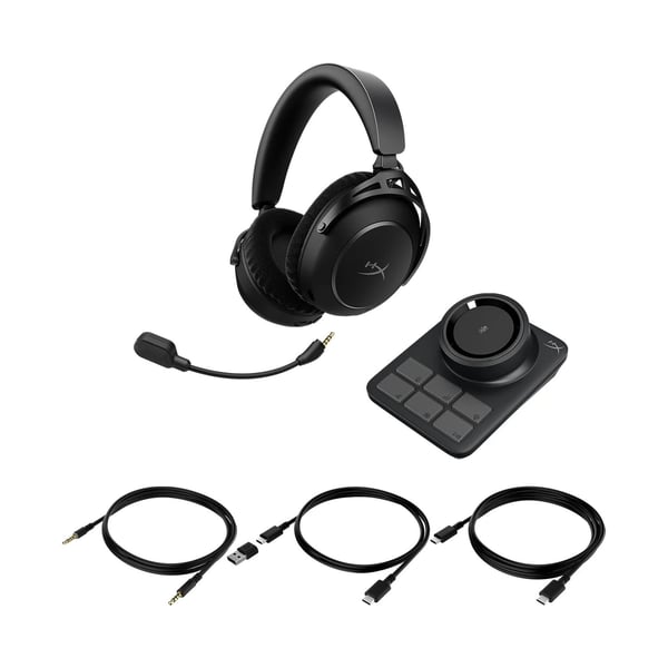 HyperX Cloud Alpha 2 trådlösa spelhörlurar, svart