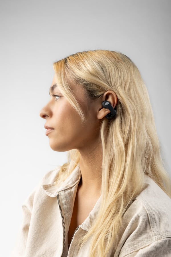 Skullcandy Push 720 Öppen Öra Trådlösa Hörlurar, svart/silver